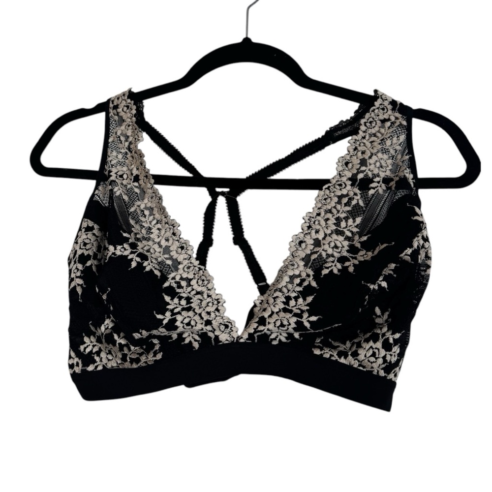 Wacoal Bralette 42 Wireless Semi Sheer Lace 852191